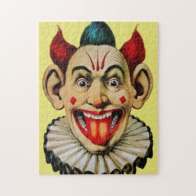 Creepy Vintage Clown 1 Puzzle Pussel (Vertikal)