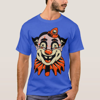 Creepy Vintage Clown Halloween T Shirt