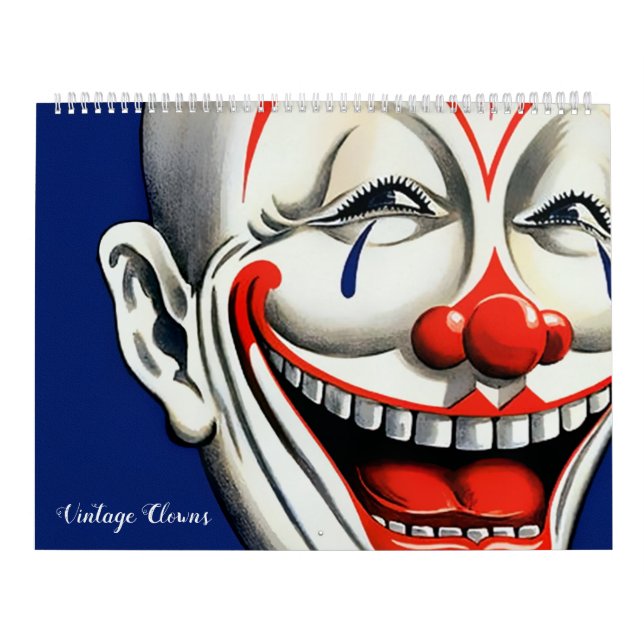 Creepy Vintage Clowns Kalender (Omslag)