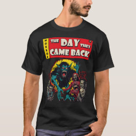 Creepy Vintage Horror Tecknad Bok Scary Zombies T Shirt