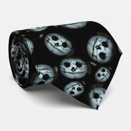 Creepy White Pumpkin Halloween Slips