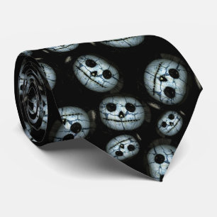 Creepy White Pumpkin Halloween Slips