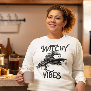 Creepy Witchy Vibes Sweatshirt Hoodie Womens T Shirt
