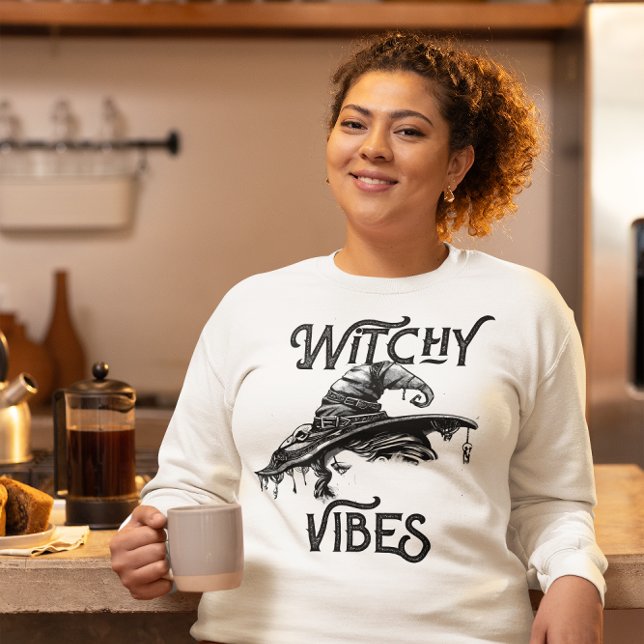 Creepy Witchy Vibes Sweatshirt Hoodie Womens T Shirt (Skapare uppladdad)