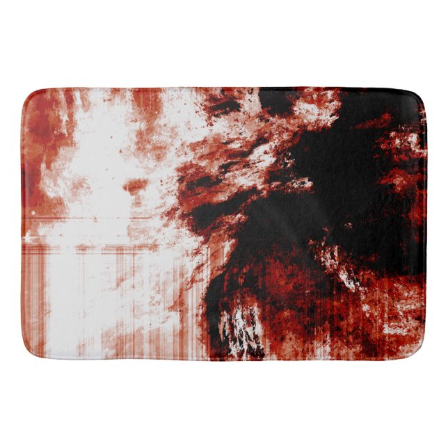 Creepy Zombie Bloody Large Bath Mat Badrumsmatta (Framsidan)