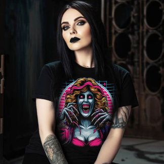 Creepy Zombie Girl T Shirt