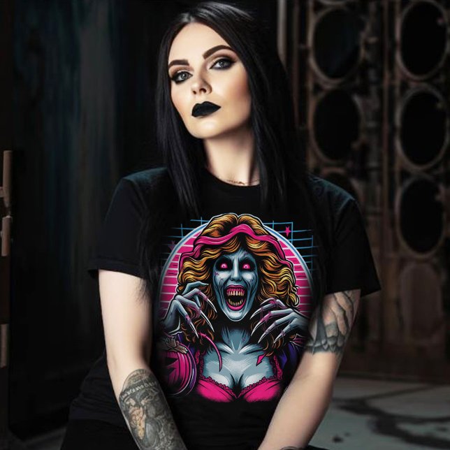 Creepy Zombie Girl T Shirt (Skapare uppladdad)