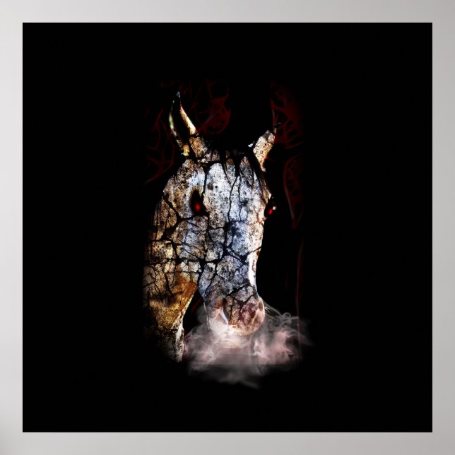 Creepy Zombie Horse Poster (Framsidan)