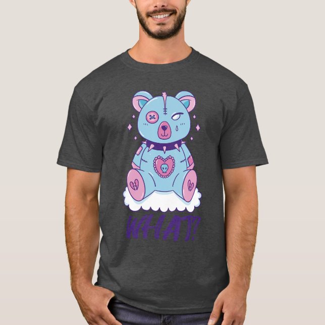 Creepyeddy What Horror Murderouseddy Bear What gir T Shirt (Framsida)