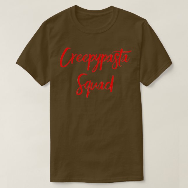 Creepypasta Gifts Creepypasta Squad Bok Älskare T Shirt (Design framsida)