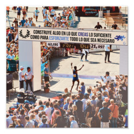 Creer en algo para esforzarte al máximo fototryck