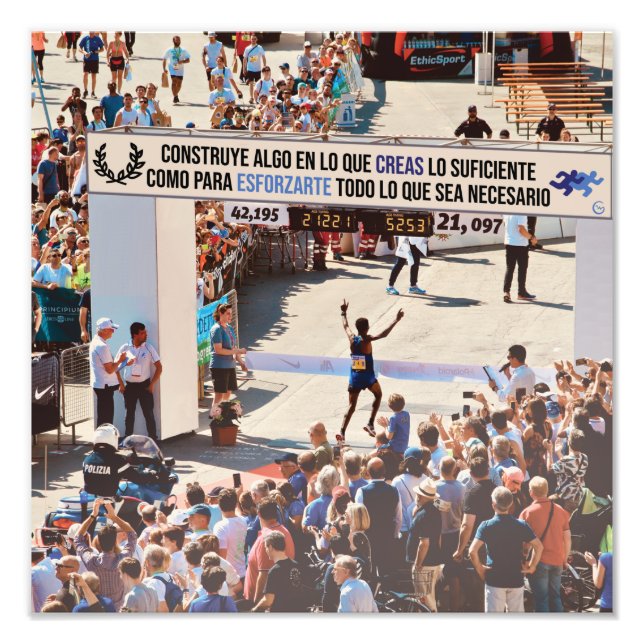 Creer en algo para esforzarte al máximo fototryck (Framsidan)