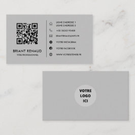 Créez votre propre carte de visite à code QR Visitkort
