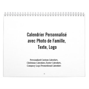 Créez Votre PropreCalendrier Personnalisé Famille Kalender