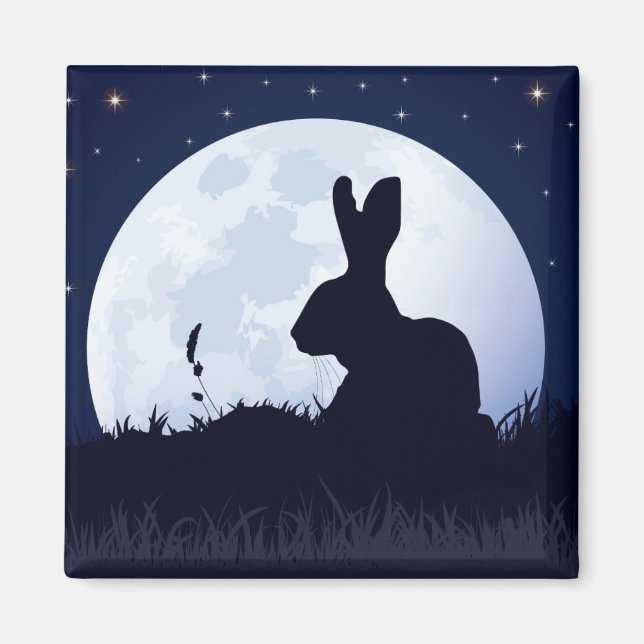 CREGGAN WHITE HARE MAGNET (Framsidan)