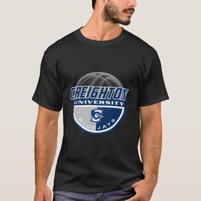 Creighton Bluejays Basketball Dunk T Shirt (Framsida)