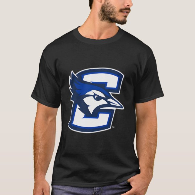 Creighton Bluejays Lämnat chestikon T Shirt (Framsida)