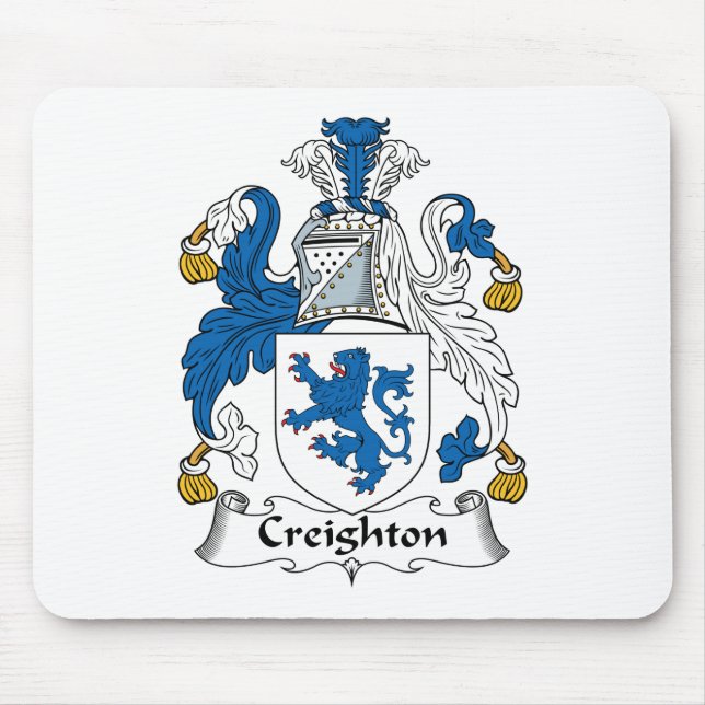 Creighton familjvapensköld musmatta (Framsidan)