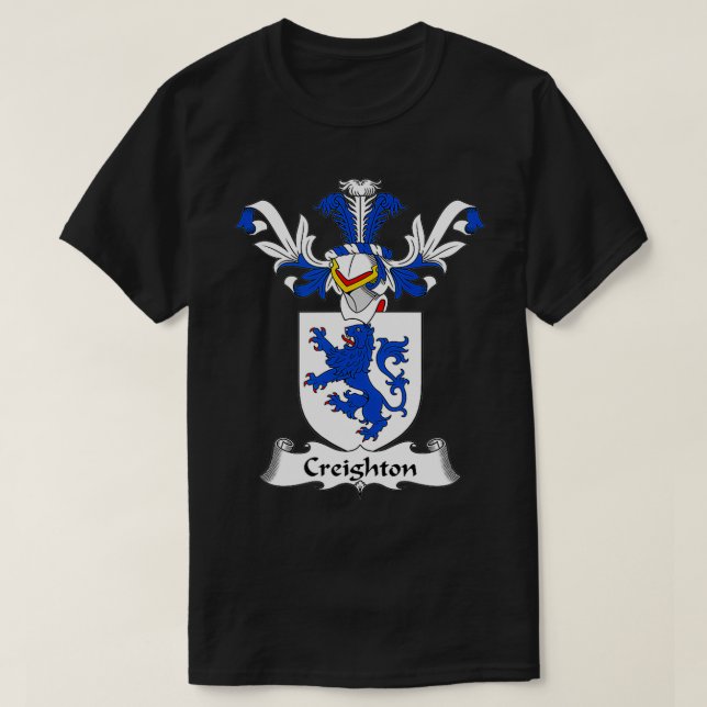 Creighton Jackar Arm Family Crest T Shirt (Design framsida)