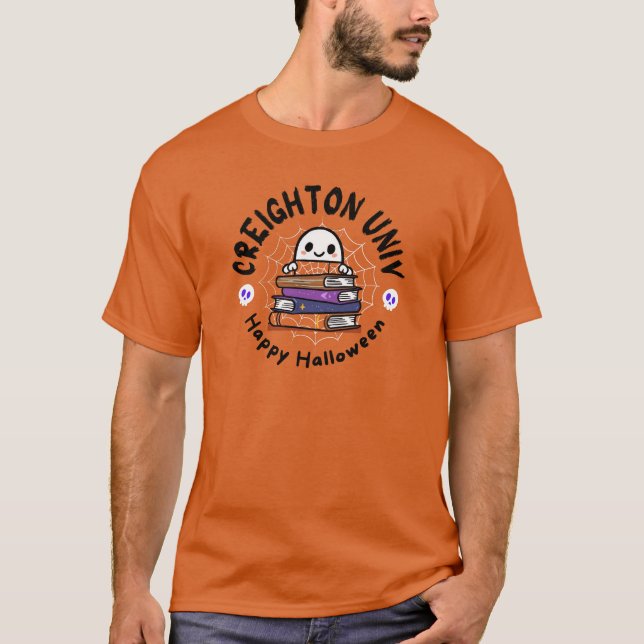 CREIGHTON UNIVERSITETEN HAPPY HALLOWEEN T SHIRT (Framsida)