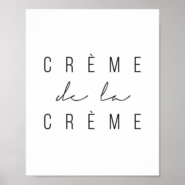 Creme de la Creme Poster (Framsidan)