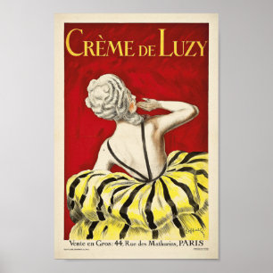 Crème De Luzy Leonetto Cappiello Poster