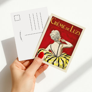 Crème De Luzy   Leonetto Cappiello Vykort