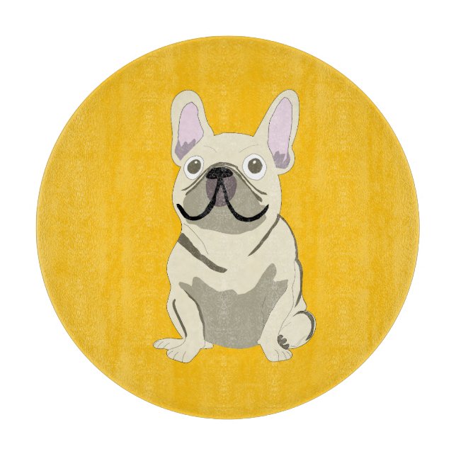 Crème fransk bulldogg (Framsidan)