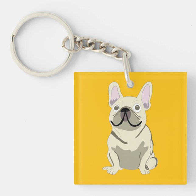 Crème fransk bulldogg (Framsidan)