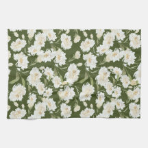 Crème & olivj floral