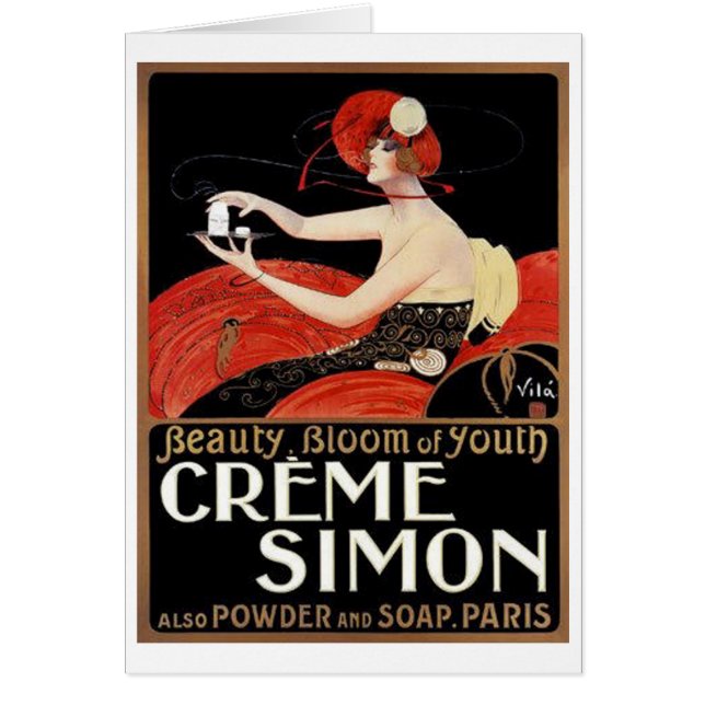 Creme Simon Soaps Hälsningskort (Framsidan)