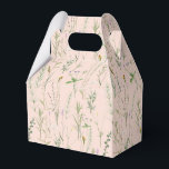 Creme vårgröda trädgård Favor Box Presentaskar<br><div class="desc">En elegant blomsterpresentbox med handmålade ogräs och små blomstjälkar. Perfekt för bar mitzvah,  bröllop,  förlovningar eller formella evenemang.</div>