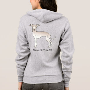 Crèmefärgad italiensk mops Hund med anpassad text T Shirt