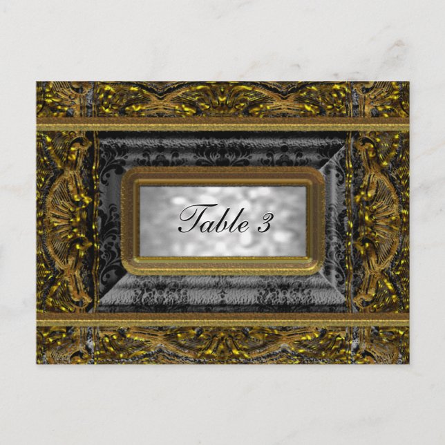 Crémieux-Bordsnummer-kort Vykort (Framsida)