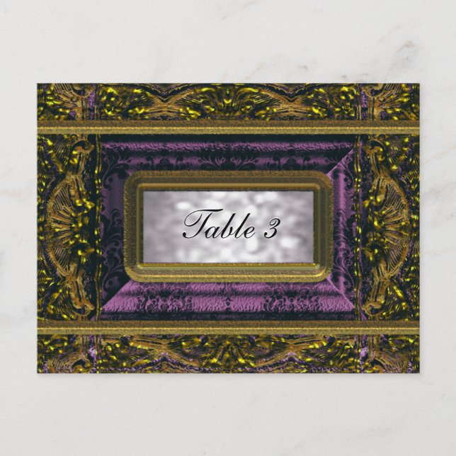 Crémieux Victoria Bordsnummer Card (Framsida)