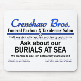 Crenshaw Bros Burial at Sea Promo Merch Musmatta