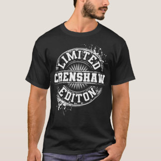 CRENSHAW Funny Surname Family Träd Birthday Reunio T Shirt