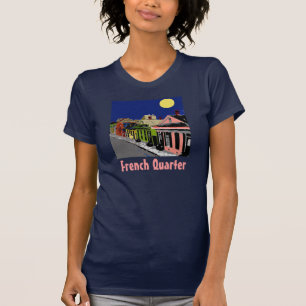 Creole Cottage New Orleans Full Moon Tee