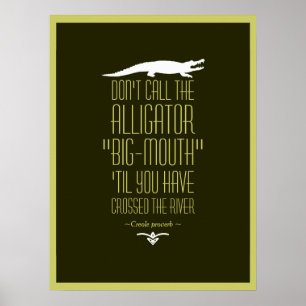 Creole Proverb Poster