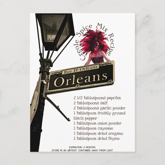 Creole Spice Mix Recipe | vykort (Framsida)