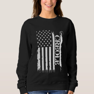 Creole United Stater Distress w US Flagga T Shirt