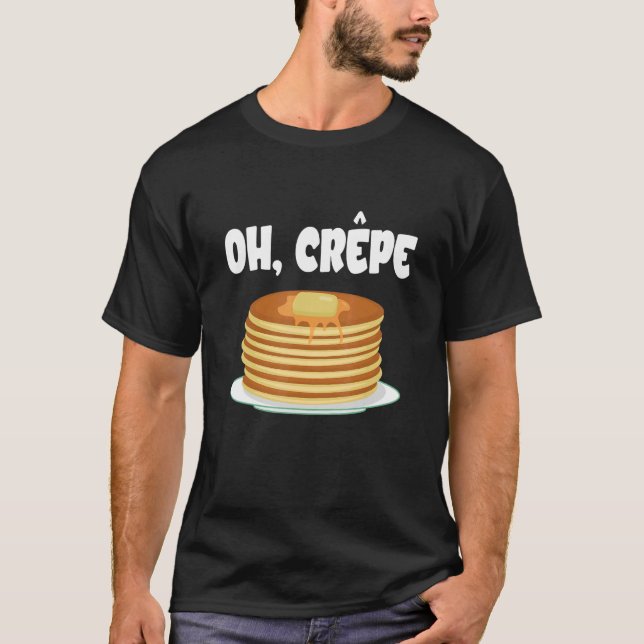Crepe gullgossirap till pannkakor t shirt (Framsida)