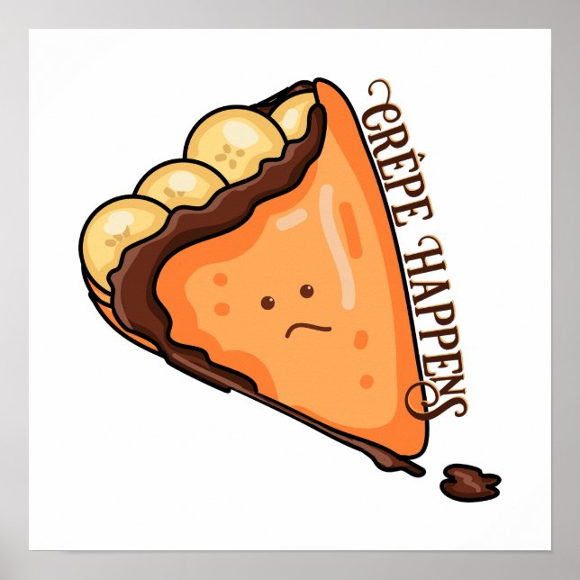 Crêpe Happens Food Poster (Framsidan)