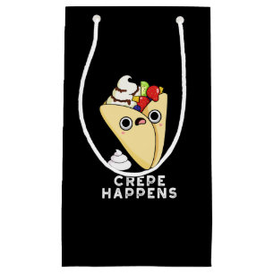 Crepe Happens Funny Food Pun Mörk BG