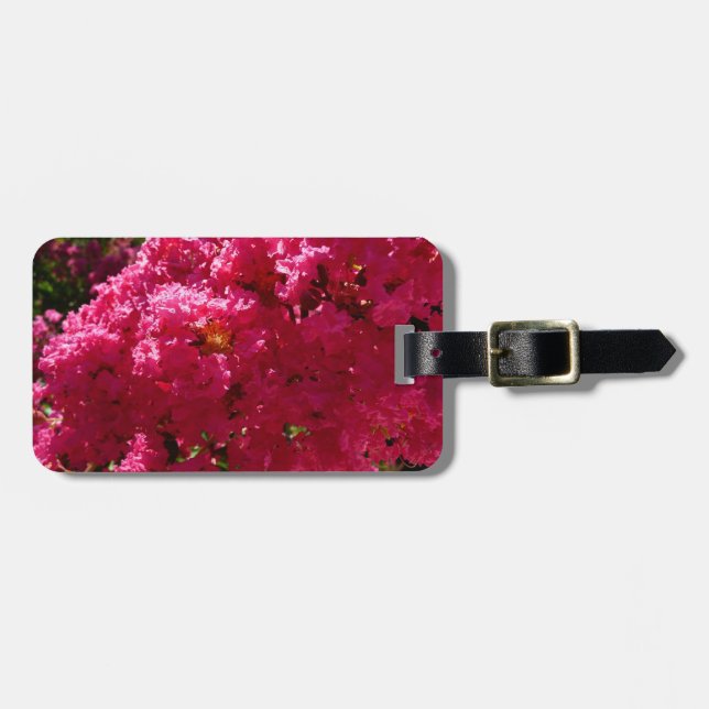 Crepe Myrtle Träd Magenta Blommigt Bagagebricka (Horisontell Framsida)
