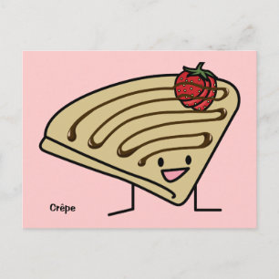 Crepe pasty Jordberry dessert chokladchoklad Frans Vykort