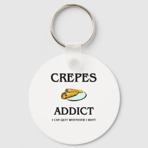 Crepes Addict Nyckelring