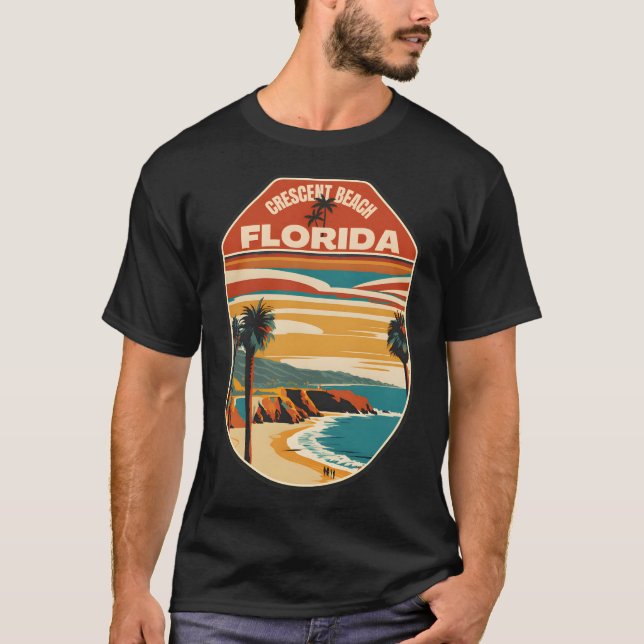 Crescent Beach � Australien � kustjudeel T Shirt (Framsida)
