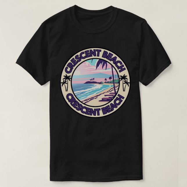 Crescent Beach Florida TShirt 1 T Shirt (Design framsida)