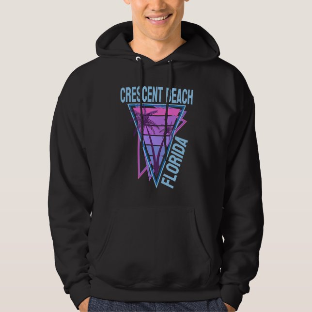 Crescent Beach Vacation  1 Hoodie (Framsida)